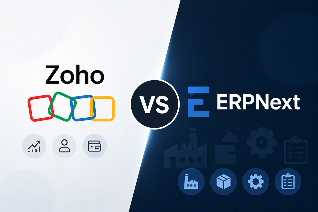 ERPNext vs Zoho (2026): Which Fits an Indian SME?