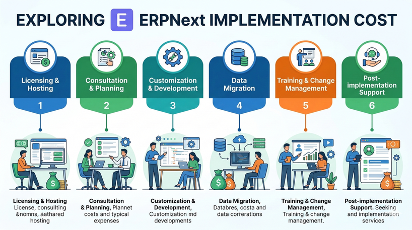 ERPNext Implementation Cost in India (2026 Complete Guide for Businesses) - Cover Image